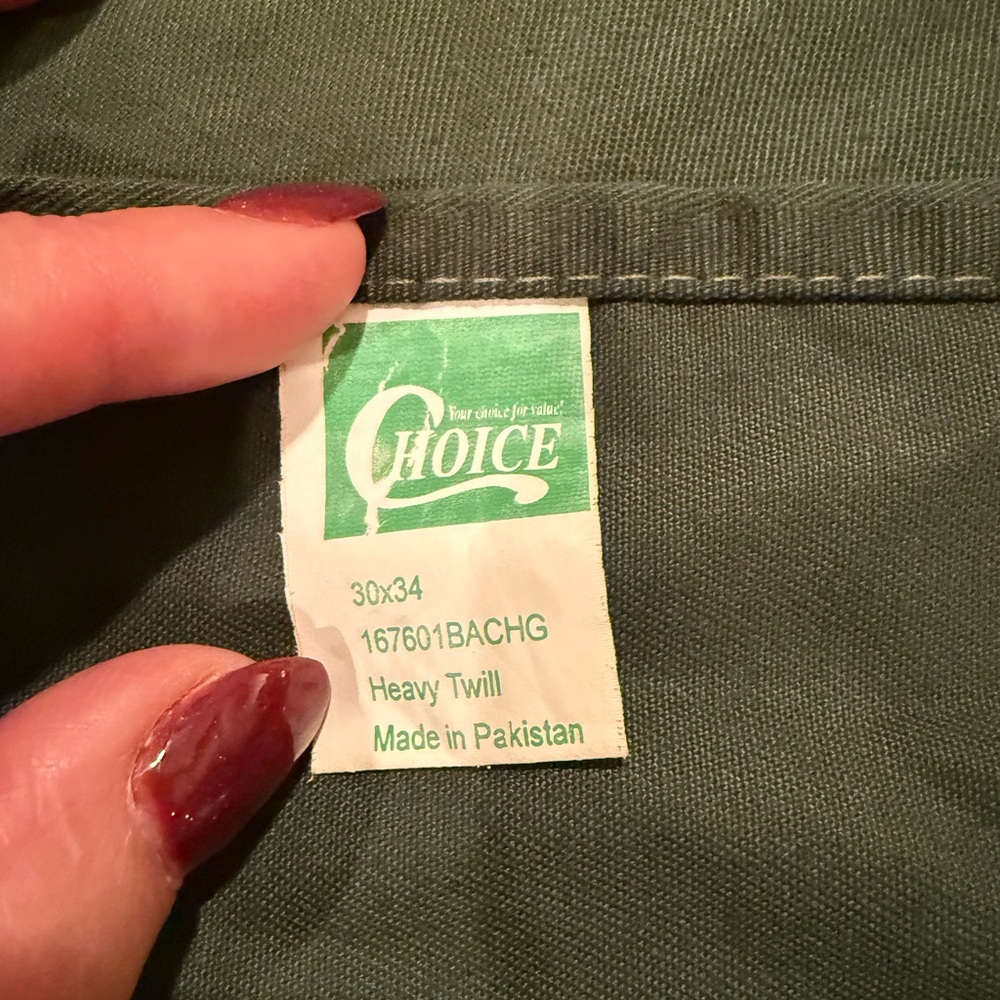 Starbucks Dark Green Apron with Logo Barista Costume. Unisex. - Picture 5 of 6